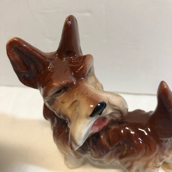 Vintage Porcelain Terrier Dog Figurine Japan - Picture 3 of 10